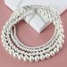 Fashion Simple Glass Pearl Necklace Ins Trendy Pearl Necklace For Women_ipsvogv.com