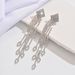 Unisex Green Belt New Full Diamond Long Hollow Earrings Female Fashion Temperament Earrings Dress With Accessories_ipsvogv.com
