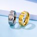 8mm titanium steel diamond matte brushed ring style unisex ring_ipsvogv.com