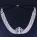 Bridal elastic multi layer rhinestone headband elastic chain decorative headdress fashionable personality festival hair accessories_ipsvogv.com