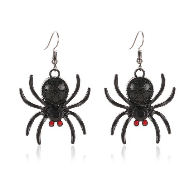 creative spider earrings nightclub exaggerated animal earrings female earrings Gothic style Halloween jewelry_ipsvogv.com