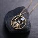 Independent Designer Natural Cream Blue Moonstone Pendant Insect S925 Sterling Silver Gemstone Niche Design Necklace Female_ipsvogv.com