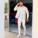Autumn Zipper Pocket Flip Collar Trendy Jackets and Pants Men's Sports Set_ipsvogv.com