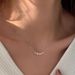 zircon Necklace Smiling For Women, Niche, Light Luxury Design, Ins, High-end, Exquisite, Simple, Versatile, Collarbone !_ipsvogv.com