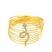 Ladies' hip-hop style multi-layer design wristband, niche spirit snake inlaid with diamonds, high-end feel versatile_ipsvogv.com