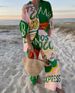 Women's Clothing Fashion Printed Leisure Vacation Style Suit _ipsvogv.com