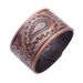 Fashion Personalit Trend Bracelet Classic Embossed Oil Painting Wide Leather Men's Wristband Punk Stle Hip-hop_ipsvogv.com