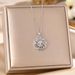 Titanium Steel Collarbone Chain, Colored Zircon Eye Pendant, Devil Necklace Accessory_ipsvogv.com