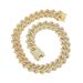 Hip Hop New 20mm Chain High End Dominant Square Cuban Necklace Men's_ipsvogv.com