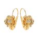 Women’s Jewelry Set Fashion Hot Sale Real Gold Brass Electroplating Exquisite Heavy Workmanship Light Luxury Style Flower Earrings Earrings_ipsvogv.com