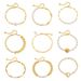 Color preserving freshwater pearl bracelet textured real gold electroplating elegant shell pearl bracelet handmade temperament retro hand jewelry_ipsvogv.com