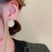 Cao Shi's Light Luxury Baroque Flower Shell Earrings Are Fashionable, Medieval, Vintage, High-end Earrings, And Dinner_ipsvogv.com
