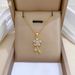 Ye 【 】 Zi Hua Duo Light Luxury Charm Gorgeous Full Diamond Necklace Women's Versatile Clavicle Titanium Steel Chain 【 】 】 【 【 】_ipsvogv.com
