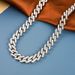 Men’s Jewelry Set Fashion Hip Hop Style Men And Women 13mm Cuban Chain Necklace Full Of Diamonds Diamond Double Row Diamond Trendy Accessories_ipsvogv.com