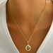 2024 New Style Women's Necklace with Personalized Drip Oil Flower Diamond Set Design, Small and High end Sense Clavicle_ipsvogv.com