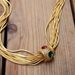 Exquisite Gold Original Light Luxury Red Blue Crystal Retro Multi layered Necklace_ipsvogv.com