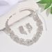 Women’s Jewelry Set Fashion Simple Wedding Jewelry Set Bridal Jewelry Temperament Valentine's Day Banquet Necklace Earring Set_ipsvogv.com