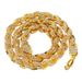 Hip Hop Alloy Diamond Inlaid 9mm Gold Fried Dough Twists Fashionable Exaggerated Men's Necklace Multi Specification_ipsvogv.com