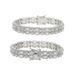 Men's Jewelry Round Square Zircon Hip Hop Couple Bracelet Fashion Trend Brand Hip Hop Jewelry_ipsvogv.com