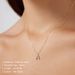 EManco minimalist stainless steel diamond studded letter pendant plated with 14K gold , collarbone chain, short_ipsvogv.com