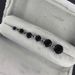 Unisex classic round single zircon men's earrings simple four claw black stone hip hop earrings hot selling jewelry_ipsvogv.com