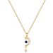 【 】 Star Moon Tassel Light Luxury Charm Gorgeous Full Diamond Necklace Women's Versatile Clavicle Chain Titanium Steel_ipsvogv.com