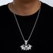 Hip Hop Halloween Skull Alloy Oil Drop Pendant With Exaggerated Personality, Men's Necklace_ipsvogv.com