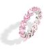 Single Rings New Hip Hop Love Pink Zircon Ring Personality Men And Women's Heart Shaped Ring_ipsvogv.com