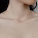 S Pure Silver Super Wanli Star Necklace Women's Sparkling Italian Plain Chain Instagram Full Sky Starlight Neckchain_ipsvogv.com