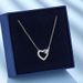 Love Necklace Women Rose Gold Heart Shaped Bracelet Crystal Elements Women's Style For Over Years Old_ipsvogv.com
