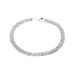 Unisex Fashionable And Personalized Thick Chain Rectangular Rhinestones Silver Elegant Temperament Full Diamond Ice Clear Bracelet_ipsvogv.com