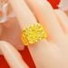New Fufu Caizi Men's Large Fashionable Thickened Copper Plated With Gold Dominance Ring_ipsvogv.com