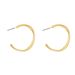 hot selling earrings new creative simple geometric twisted earrings retro personality matte earrings_ipsvogv.com