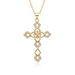 Jewelry Supply Copper Micro Inlaid Zircon Cross Pendant Religious Necklace Female Supply_ipsvogv.com