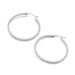 Women's Jewelry Fashion Temperament Slim Simple Personality Earrings 39m Wide Edge Round Bead Stainless Steel Earrings Female Jewelry_ipsvogv.com