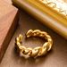 Fashionable And Simple INS Style Fried Dough Twists Bag With Adjustable Opening Ring_ipsvogv.com