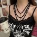 Gothic Punk Style Multi Layered Cross Beaded Necklace Female Long Fashion Hot Girl Clavicle Chain_ipsvogv.com