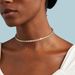 Hip Hop Egg-Shaped Zircon Necklace For Men And Women Street Style Full Diamond Tennis Chain Choker_ipsvogv.com