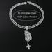 Hip Hop Set with Diamond Prayer Hand Cross Personalized Trendy Men's Necklace Accessories_ipsvogv.com