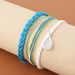 Handmade Water Droplet Handwoven Waterproof Wax Thread Rice Ball Creative Bracelet 3 Set_ipsvogv.com