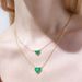 Sweetheart Necklace Female Light Luxury Love Pendant Niche Clavicle Chain New Pink Love Necklace_ipsvogv.com