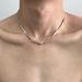 Original Knotted Necklace Titanium Steel Does Not Fade Cold Style Temperament Men And Women Short Pull Out Clavicle Chain Necklace_ipsvogv.com