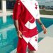 Men's Clothing Short sleeves shorts men's 3D t-shirt short sleeve trendy casual sports suit round neck two-piece suit_ipsvogv.com
