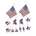 Creative Fashion Earring Set Personalized Men's and Women's Hip Hop Style Inlaid with Zircon Heart Star Design Earrings_ipsvogv.com