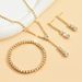 Women’s Jewelry Set Fashion Fashionable And Simple Popular Jewelry Set Necklace Earrings Bracelet Single Row Hot Selling Wedding Jewelry_ipsvogv.com