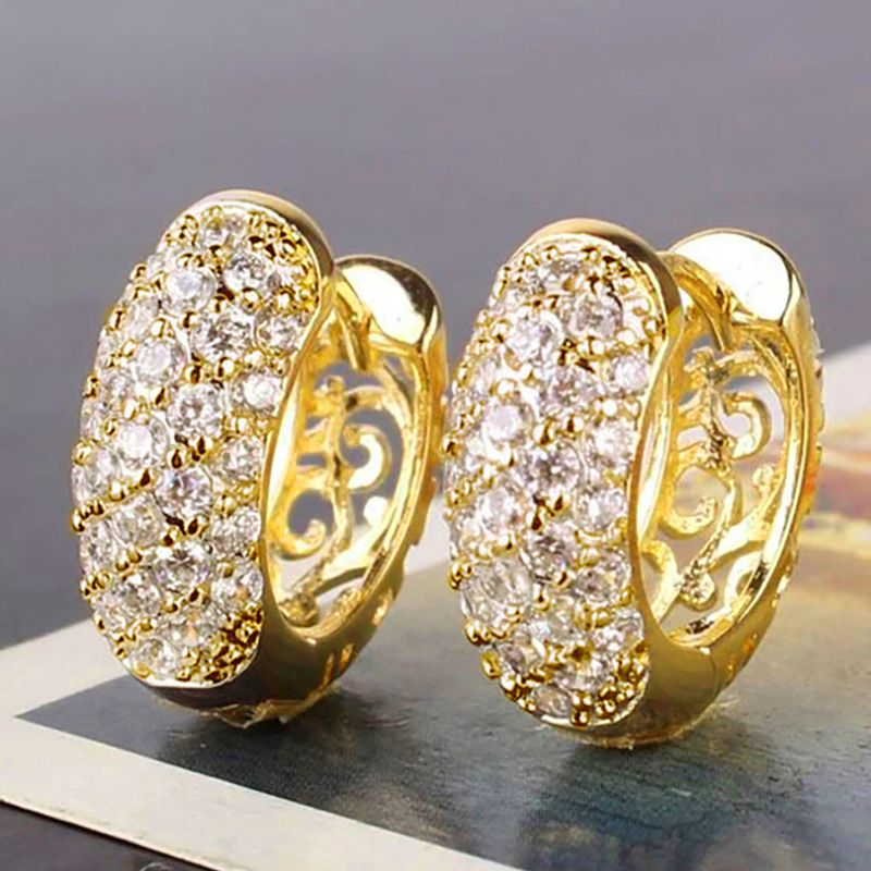 Cao Shi's Fashionable New INS Style With Hollow Out Design Vine Exquisite And Noble Lazy Earrings_ipsvogv.com