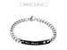 Jewelry Titanium Steel Couple Rose Gold Black Bracelet_ipsvogv.com