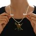 Hip hop style unisex long necklace, personalized pirate skull pendant design, collarbone chain_ipsvogv.com