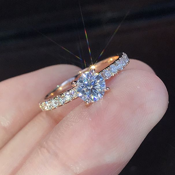 Hot Selling Trendy Claws Design Crystal Zircon Engagement Rings For Women Female Wedding Jewelry Gift Fashion Women Ringss_ipsvogv.com