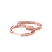 Women's Jewelry Large Rose Gold Shining Heart Earrings Light Luxury Hollow Love Heart Shaped Earrings Gift_ipsvogv.com